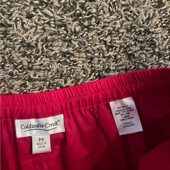 Vintage Coldwater Creek Pink Creped Maxi Skirt Whimseygoth Cottagecore - Picture 3 of 6